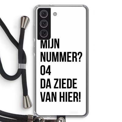 Da ziede van hier: Samsung Galaxy S21 FE Transparant Hoesje met koord