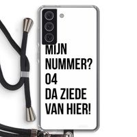 Da ziede van hier: Samsung Galaxy S21 FE Transparant Hoesje met koord
