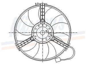 Ventilator, condensator airconditioning 85519