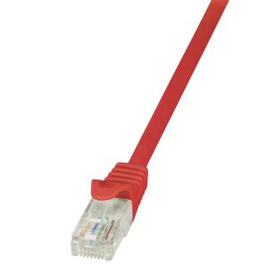 LogiLink CP2024U RJ45 Netwerkkabel, patchkabel CAT 6 U/UTP 0.50 m Rood Snagless 1 stuk(s)