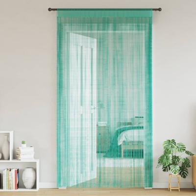 Koordgordijnen 2 st turkoois 100x250 cm