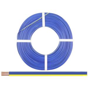 Donau Elektronik 325-223-50 Draad 3 x 0.25 mm² Blauw, Geel 50 m