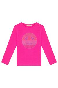 Someone Meisjes t-shirt LS - Donker roze