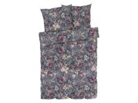 LIVARNO home Dekbedovertrek 240 x 220 cm (Bloemen/blauw)