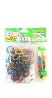Symex loombandjes Kit Glitter junior rubber 301 delig - thumbnail