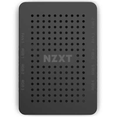 NZXT AC-CRFR0-B1 snelheidsregelaar voor ventilator 9 kanalen Zwart