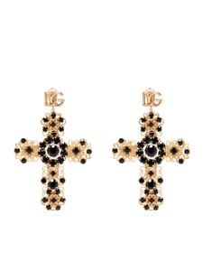 Dolce & Gabbana boucles d'oreilles à ornements strassés