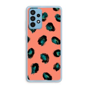 Pink Cheetah: Samsung Galaxy A52 Transparant Hoesje