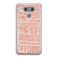 Marrakech Pink: LG G6 Transparant Hoesje