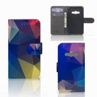 Samsung Galaxy Xcover 3 | Xcover 3 VE | Book Case | Polygon Dark