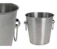 Excellent Houseware champagnekoeler/ijsemmer 3l zilver rvs d20 cm