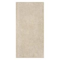 Cawö Cawö Two-Tone Stripe Handdoek 50x100 sand