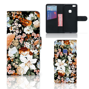 Hoesje voor Huawei P10 Lite Dark Flowers