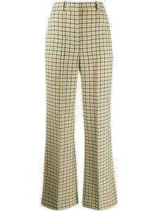 Victoria Beckham pantalon évasé à taille haute - Jaune