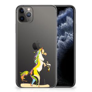 Apple iPhone 11 Pro Max Telefoonhoesje met Naam Horse Color