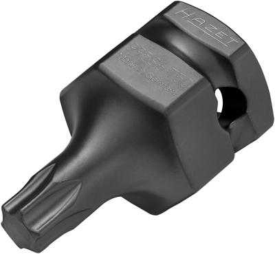 HAZET Krachtdopsleutelbit 995S6-T50 · 1/2 inch (12,5 mm) vierkant hol, 24 mm buitenzeskant · Binnen-TORX®-profiel · SW T50