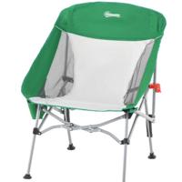 Campingstoel opvouwbaar - Vouwstoel - Stoelen - Klapstoel - Kampeerstoel - Groen/Zilver - thumbnail