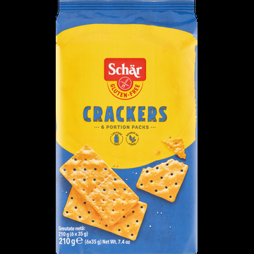 Schar Crackers Glutenvrij 6 x 35 g bij Jumbo
