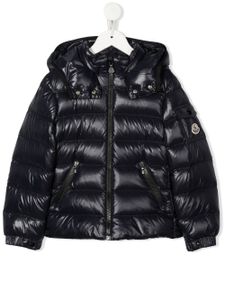 Moncler Enfant doudoune à fermeture zippée - Bleu