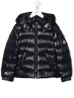 Moncler Enfant doudoune à fermeture zippée - Bleu - thumbnail