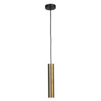 Masterlight Pendel hanglampRun met gouden cilinder - 175448