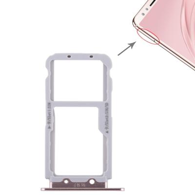 2 SIM-kaart lade/micro SD-kaart lade voor Huawei Nova 2S (goud)