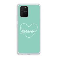 Forever heart pastel: Samsung Galaxy S10 Lite Transparant Hoesje