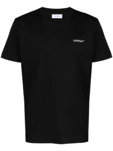 Off-White t-shirt en coton à slogan imprimé - Noir