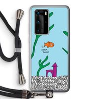 Aquarium: Huawei P40 Pro Transparant Hoesje met koord