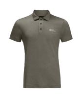 Jack wolfskin Travel Polo Heren Stone Heather M