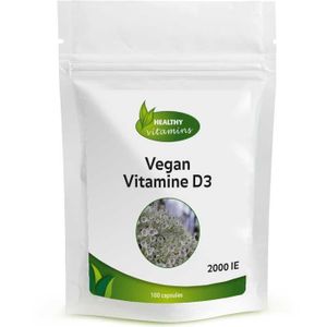 Vegan Vitamine D3 2000 IE | Vitaminesperpost.nl