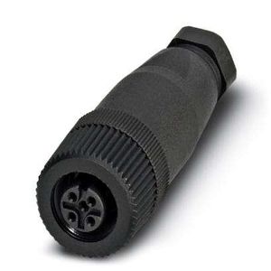 Phoenix Contact 1681114 Sensor/actuator connector, niet geassembleerd M12 Aantal polen: 4 Bus, recht 1 stuk(s)