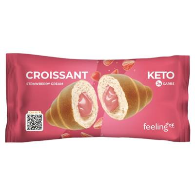 FeelingOK Croissant Aardbei (1x50 gr)
