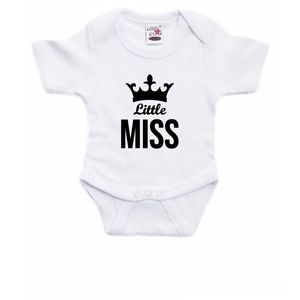 Little miss cadeau baby rompertje wit meisjes