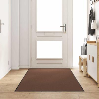 Deurmat Bruin en zwart 120 x 300 cm Polypropyleen en vinyl