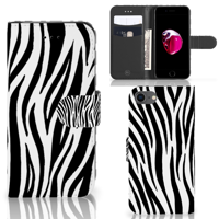 iPhone 7 | 8 | SE (2020) | SE (2022) | Telefoonhoesje | Met pasjeshouder | Zebra