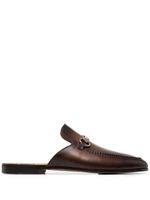 Magnanni mocassins à détail de mors - Marron