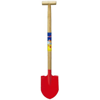 Speelgoed schep - voor kinderen - punt - metaal - rood - 60 cm Speelgoed schep - voor kinderen - punt - metaal - rood - 60 cm