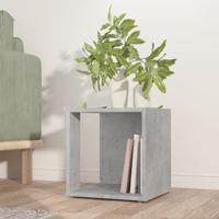 Bijzettafel 33x33x34,5 cm bewerkt hout betongrijs