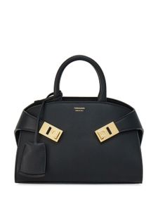 Ferragamo mini pochette Hug en cuir - Noir