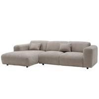 Giga Meubel - Chaise Longue Bank Beige - Ottomane Links - Dijon