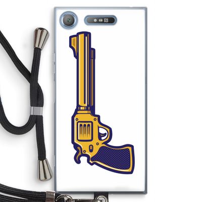 Pew Pew Pew: Sony Xperia XZ1 Transparant Hoesje met koord