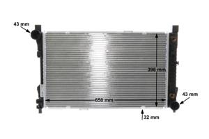 Radiateur MAHLE, u.a. für Mercedes-Benz