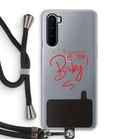 Not Your Baby: OnePlus Nord Transparant Hoesje met koord