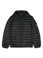 Stone Island Junior doudoune à motif Compass signature - Noir