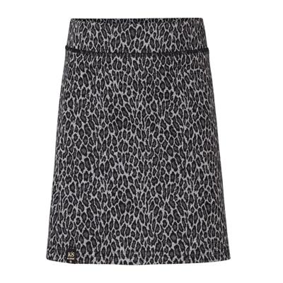 KIEstone winter rok meisjes - bruin panter - Vera