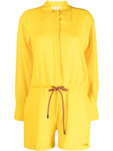 Alysi Playsuit met lange mouwen - Geel