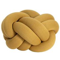 Design House Stockholm Knot kussen 60x60 yellow - thumbnail