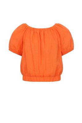 10Sixteen Fancy Blouse Top Tangerine