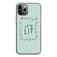 It's Lit: iPhone 11 Pro Transparant Hoesje